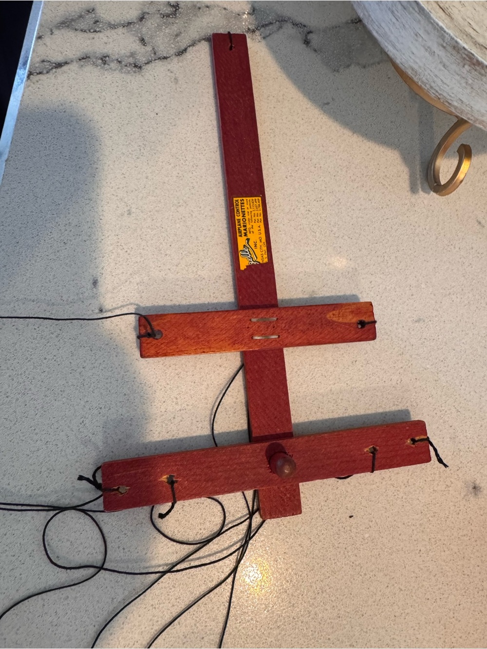 Vintage Hazelle Inc. Tyrolean Boy Marionette – Airplane Control Puppet - Picture 11 of 14